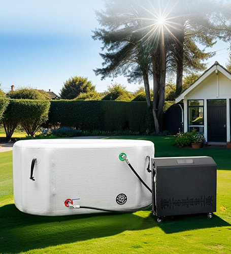 D type ice bath machine